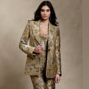Banana Republic Eclat Brocade Evening Blazer Size 4